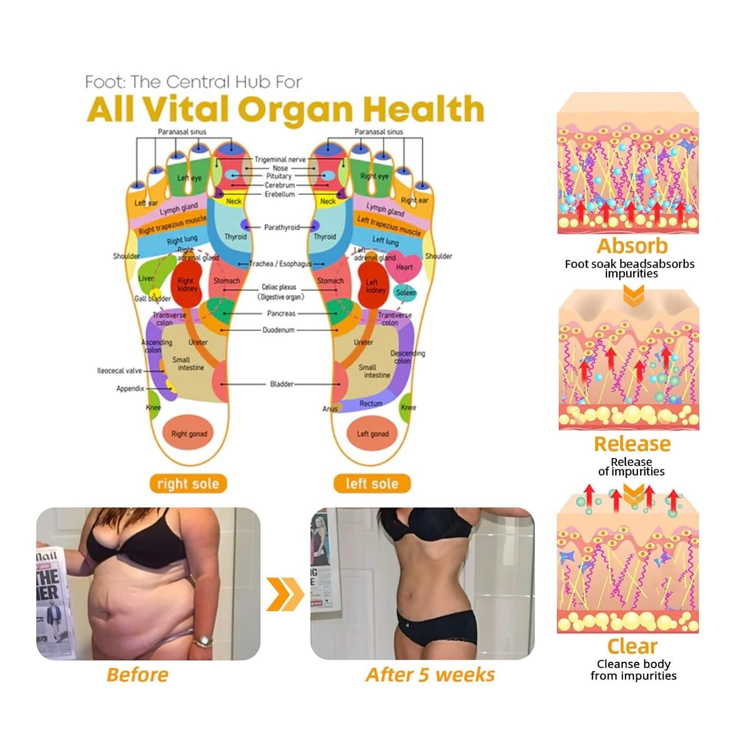 Detox Foot Patches (Buy 10 get 10 free) at Rs 499/-